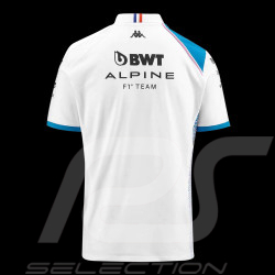Polo Alpine F1 Team Ocon Gasly 2023 Kappa Blanc / Bleu 361C2RW-A0A - Homme