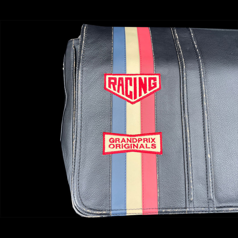 Racing Dirty Checkered Shoulder Handbag