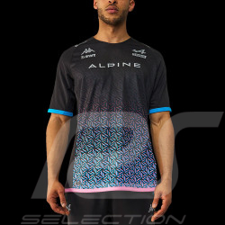 T-shirt Alpine F1 Team 2023 n°10 Gasly Kappa Noir / Bleu / Rose 371C6FW-A0B - Homme