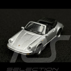 Porsche 911 Carrera 3.2 Cabriolet 1989 Silver 1/87 Schuco 452671000