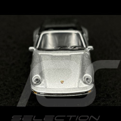 Porsche 911 Carrera 3.2 Cabriolet 1989 Argent 1/87 Schuco 452671000