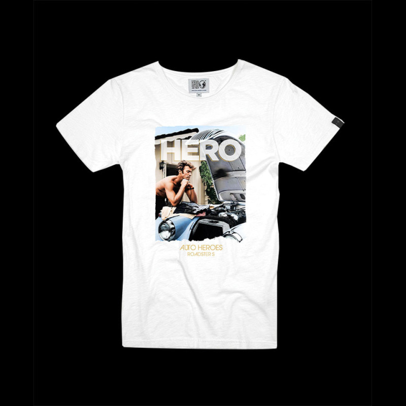 Austin Tshirt Roadster Clint Eastwood Weiß Hero Seven Herren