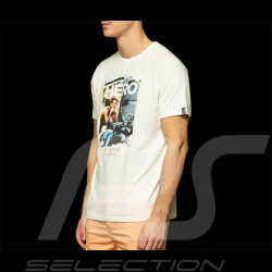 Austin T-shirt Roadster Clint Eastwood Weiß Hero Seven - Herren