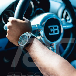 Montre connectée Bugatti Carbone Limited Edition Viita Smartwatch Noir / Bleu Bugatti