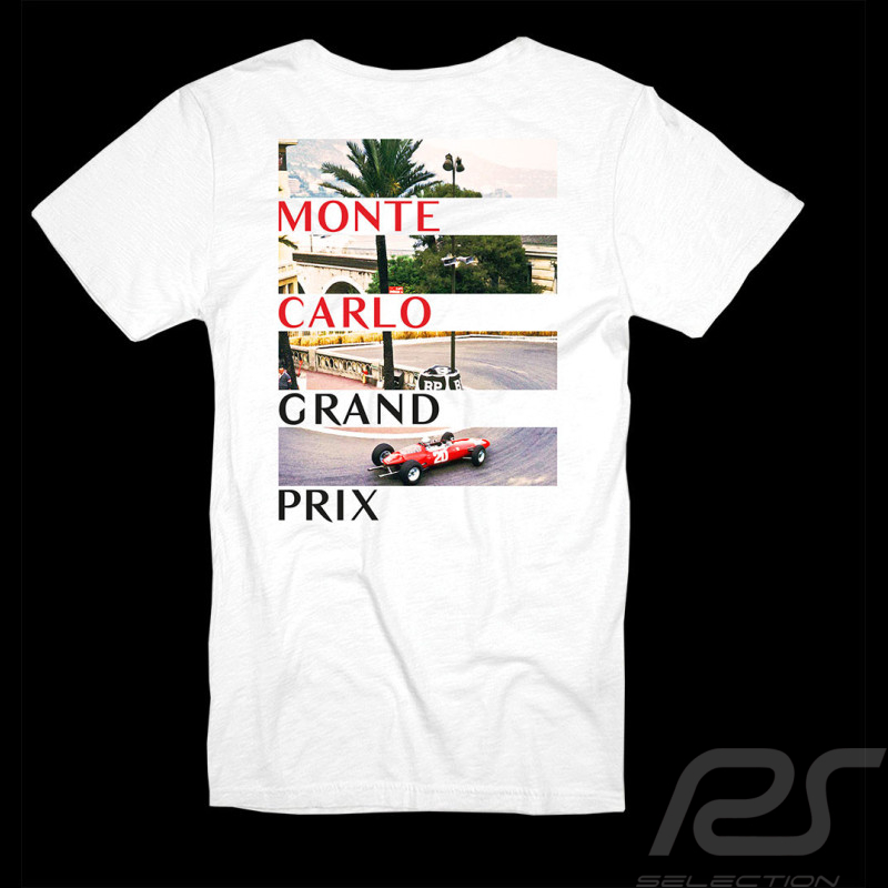 Grand Prix T-shirt Monte Carlo Weiß Hero Seven - Herren