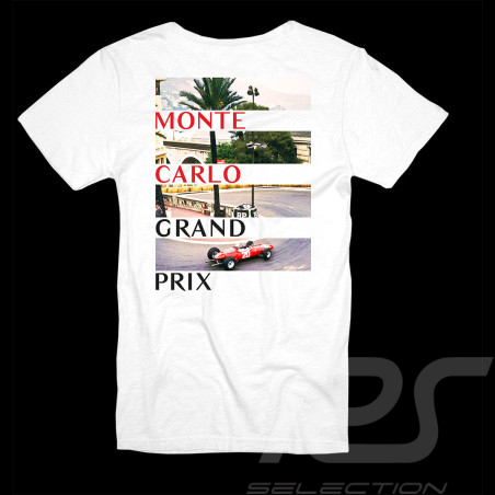 Grand Prix T-shirt Monte Carlo Weiß Hero Seven - Herren