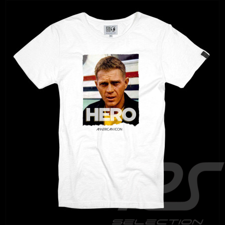 McQueen T-shirt American Icon White Hero Seven - Men