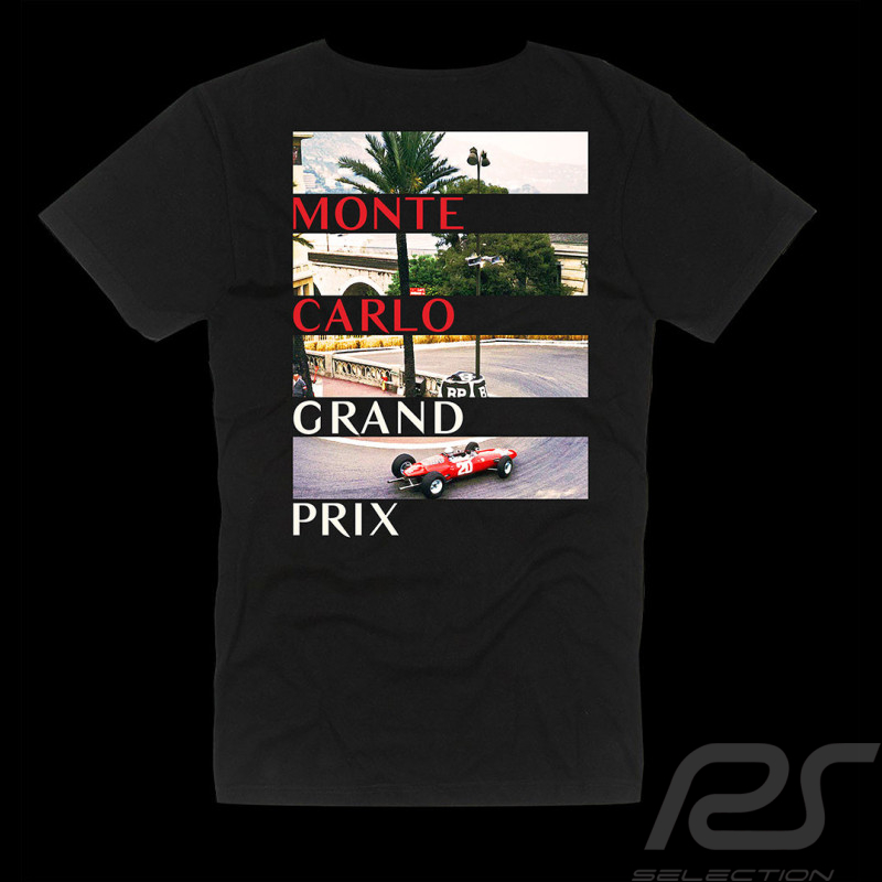 Grand Prix T-shirt Monte Carlo Schwarz Hero Seven - Herren