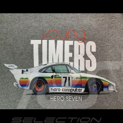 Porsche T-shirt 935 24h Le Mans 1980 N° 71 Grey Hero Seven - Men