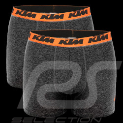 KTM X-Bow Boxershorts Freegun 2-stück Packung Dunkelgrau - Herren
