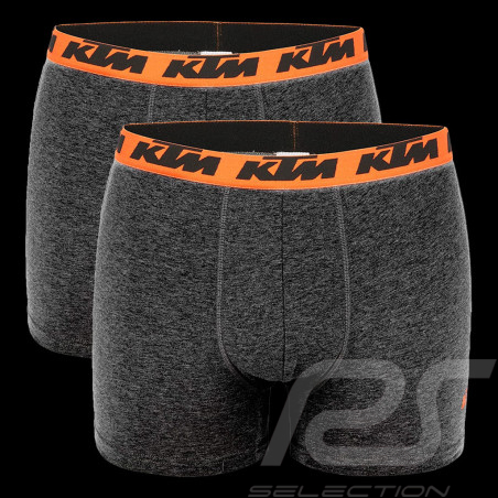 KTM X-Bow Boxer shorts Freegun 2-pieces Pack Dark Grey - Men