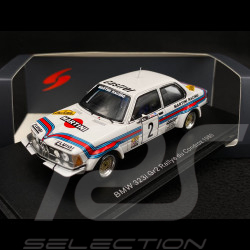 BMW 323i Rallye du Condroz 1980 N°2 1/43 Spark S8513