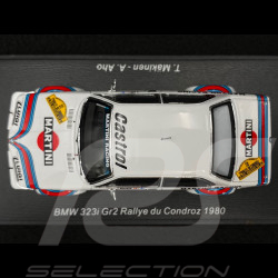 BMW 323i Rallye du Condroz 1980 N°2 1/43 Spark S8513