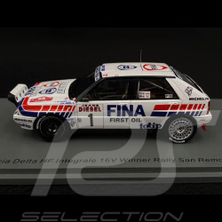 Lancia Delta HF Integrale 16V Sieger Rallye San Remo 1991 N°1 1/43 Spark S9008