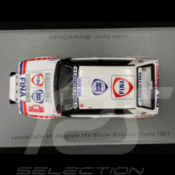 Lancia Delta HF Integrale 16V Sieger Rallye San Remo 1991 N°1 1/43 Spark S9008