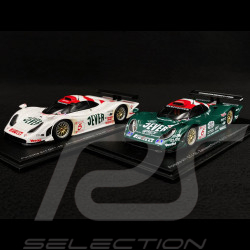 Set of 2 Porsche 911 GT1-98 Type 996 500km Oschersleben and 3rd 500km Silverstone 1998 1/43 Spark