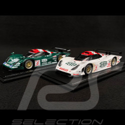 Set of 2 Porsche 911 GT1-98 Type 996 500km Oschersleben and 3rd 500km Silverstone 1998 1/43 Spark