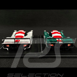 Set of 2 Porsche 911 GT1-98 Type 996 500km Oschersleben and 3rd 500km Silverstone 1998 1/43 Spark