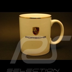  Tasse à café Porsche Logo et dorée 
