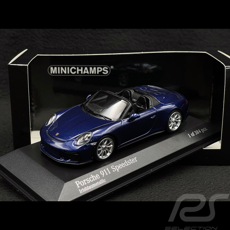 Porsche 911 Speedster Type 991 2019 Iris blue metallic 1/43 Minichamps  410061132