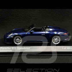 Porsche 911 Speedster Type 991 2019 Irisblau metallic 1/43 Minichamps 410061132