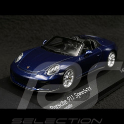 Porsche 911 Speedster Type 991 2019 Irisblau metallic 1/43 Minichamps 410061132