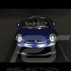 Porsche 911 Speedster Type 991 2019 Bleu Iris métallisé 1/43 Minichamps 410061132