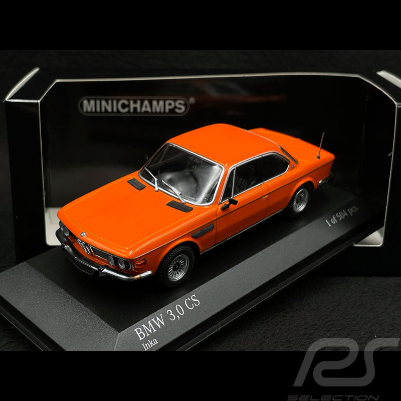 BMW 3.0 CS E9 1968 Orange 1/43 Minichamps 410029022