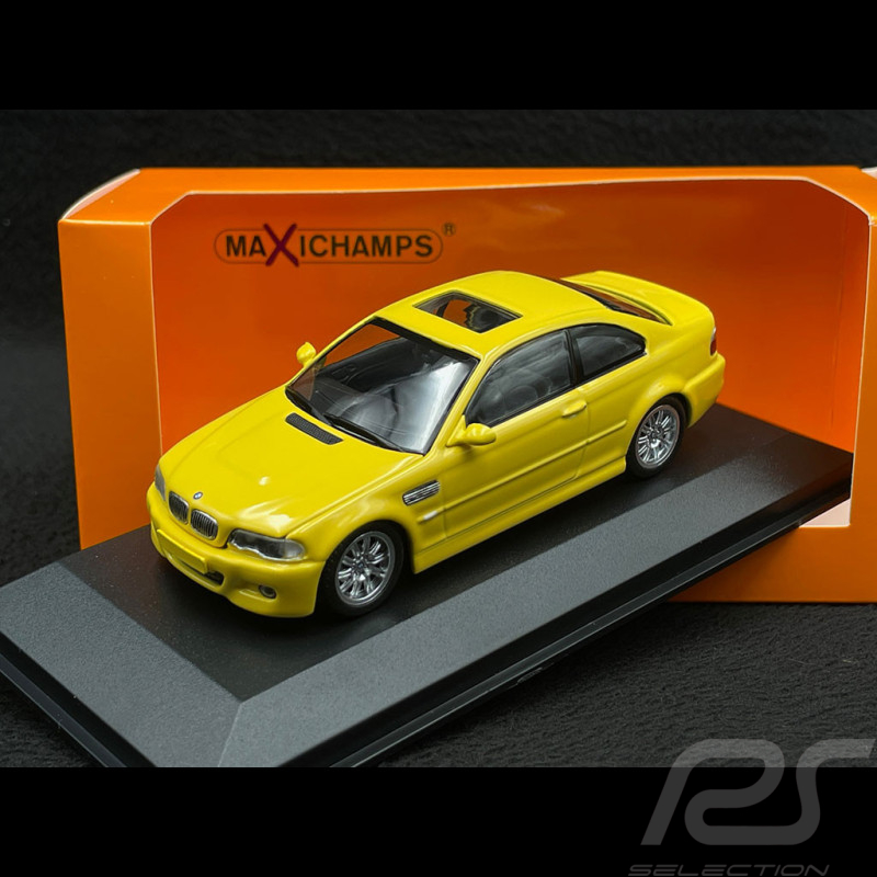 BMW M3 E46 2001 Gelb 1/43 Minichamps 940020021