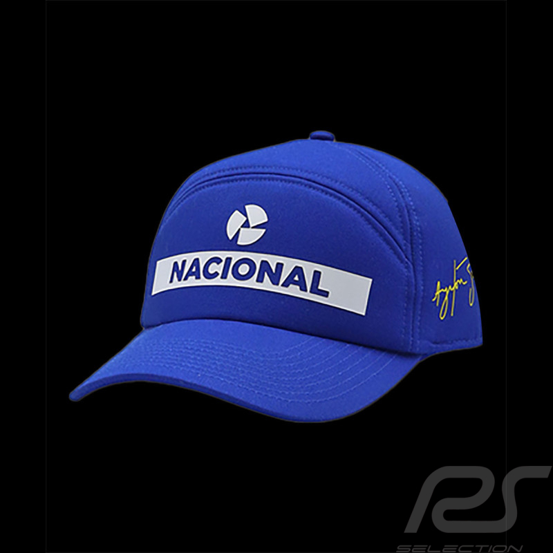 Ayrton Senna Kappe Nacional und Tragetasche Marineblau 701223942-001