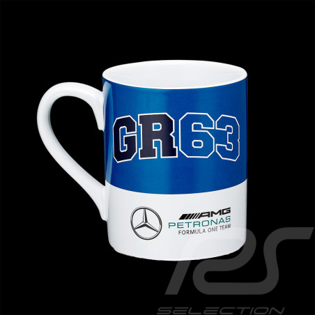 Mercedes AMG Mug F1 George Russell N°63 Blau 701222357-001