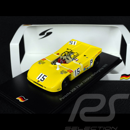 Porsche 908/3 n° 15 2ème 1000km Nürburgring 1970 Porsche Salzburg 1/43 Spark SG828