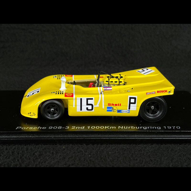 Porsche 908/3 n° 15 2nd 1000km Nürburgring 1970 Porsche Salzburg 1/43 Spark  SG828