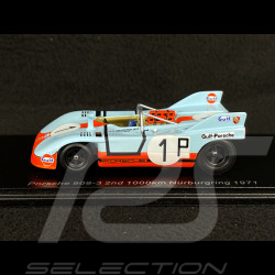 Porsche 908/3 n° 1 2ème 1000km Nürburgring 1971 Gulf JWA 1/43 Spark SG519