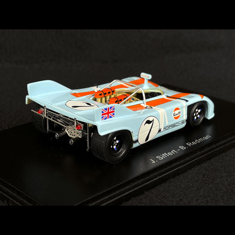 Porsche 908/3 n° 7 Targa Florio 1971 Gulf JWA 1/43 Spark S2330