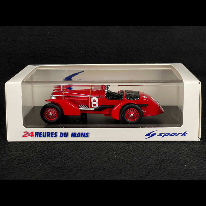 Alfa Romeo 8C 2300LM n° 8 Winner 24h Le Mans 1932 Raymond Sommer 1/43 Spark  43LM32