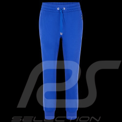 Porsche x BOSS Trousers Tonal-Mesh Tracksuit bottoms Blue BOSS 50486275_433 - Men