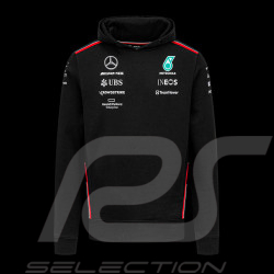 Sweatshirt Mercedes AMG F1 Team Hamilton Russell Hoodie à capuche Formule 1 noir 701223430-001 - homme