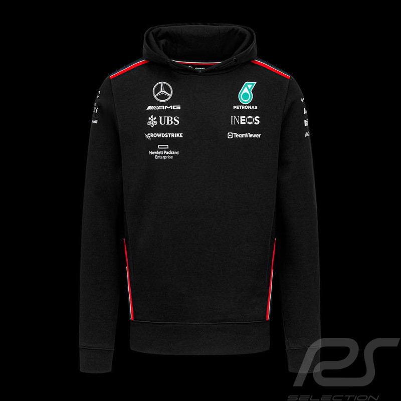 Blouson Mercedes AMG Petronas Team F1 de couleur noir