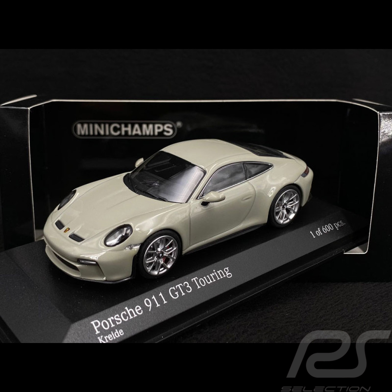 Porsche 911 GT3 Touring Type 992 2021 Gris Crais 1/43 Minichamps 410069600