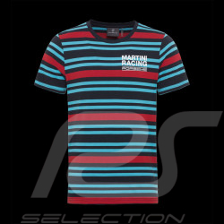 T-shirt Porsche Martini Racing Collection Rayé Bleu / Rouge WAP553P0MR - Mixte