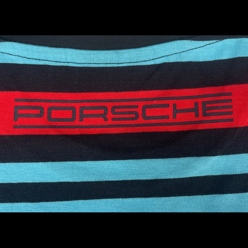 Porsche Tshirt Martini Racing Collection Blue / Red Striped WAP553P0MR