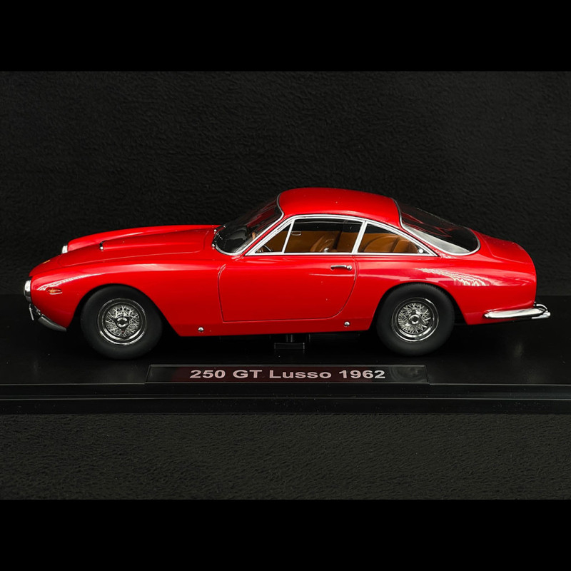 Ferrari 250 GT Lusso 1962 Rosso Corsa 1/18 KK Scale KKDC181021