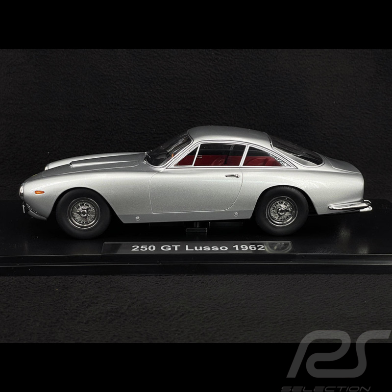 Ferrari 250 GT Lusso 1962 Gris Silver metallic 1/18 KK Scale KKDC181022