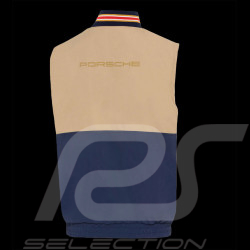 Veste Porsche Roughroads Racing Collection Sans Manches 2 en 1 Réversible Beige / Bleu Marine WAP163PRRD - Homme