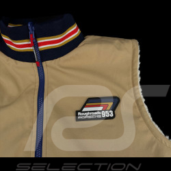 Porsche Jacke Roughroads Racing Kollektion Ärmellose 2 in 1 Beige / Marineblau WAP163PRRD - Herren