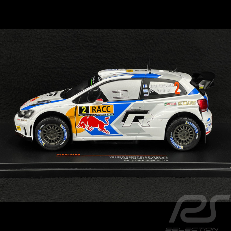 VW Polo R n° 2 2ème Catalunya Rally 2014 Jari-Matti Latvala 1/24 Ixo RAL018B