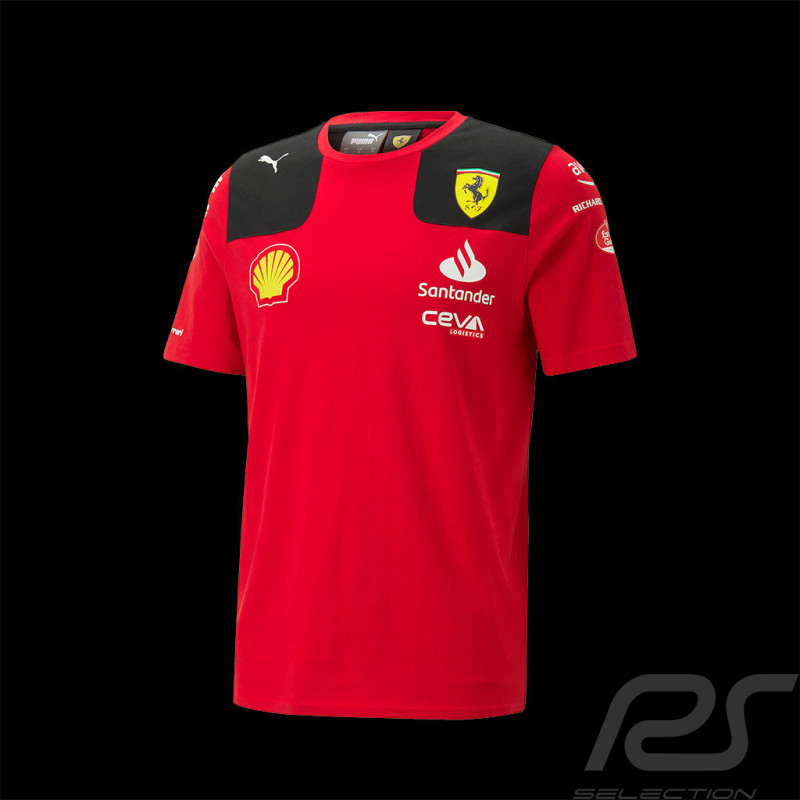 Ferrari T-Shirt Carlos Sainz Nr. 55 Puma F1 Rot 701223381-001