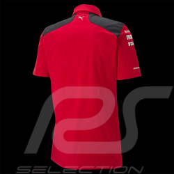 Chemise Ferrari Leclerc Sainz F1 Puma Manches Courtes Rouge 701223386-001