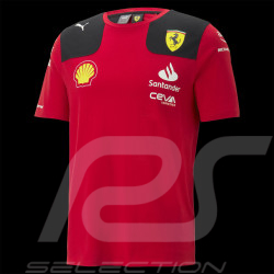 Ferrari T-Shirt Leclerc Sainz F1 Puma Rot 701223388-001